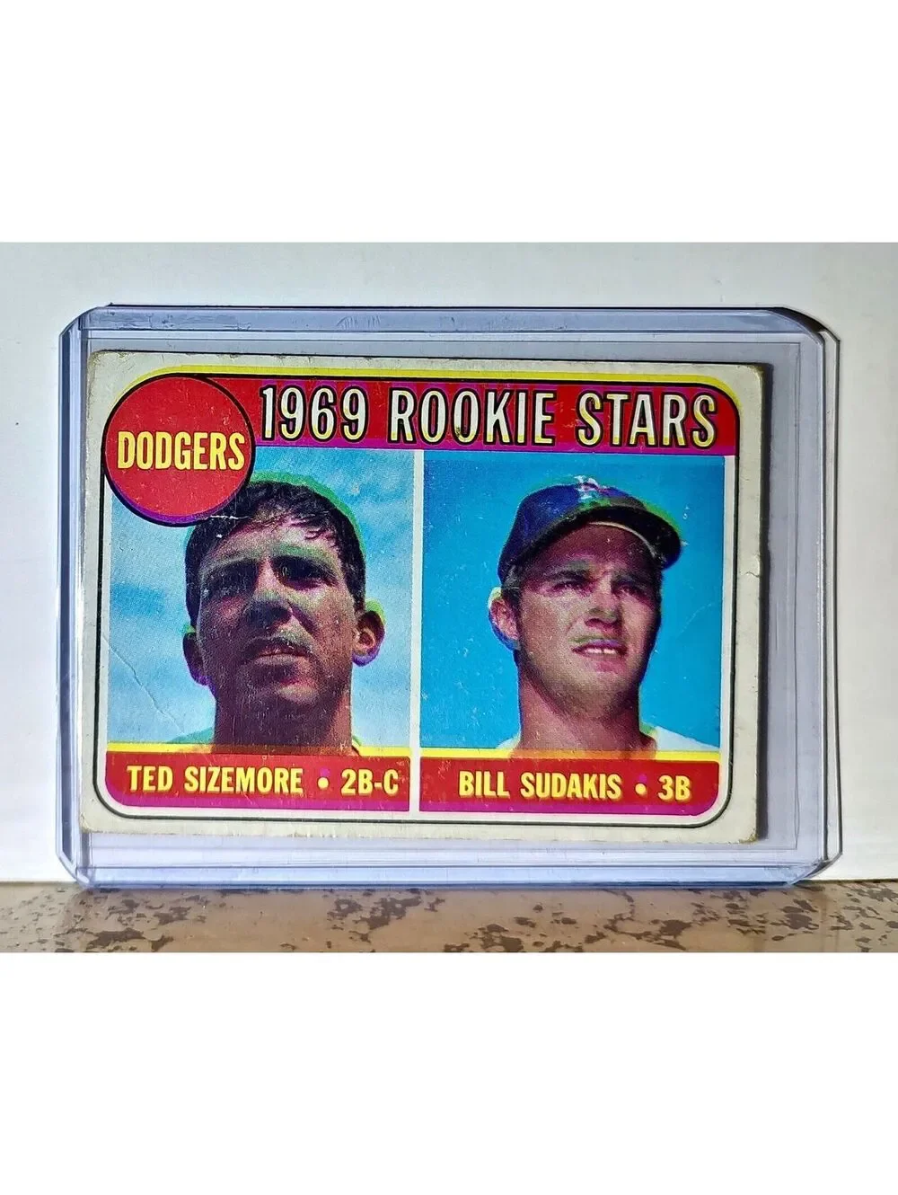 Sizemore / Sudakis 1969 Topps MLB #552 Baseball Card Los Angeles Dodgers